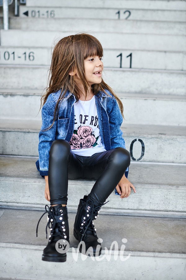 *Premium* leather legíny mat