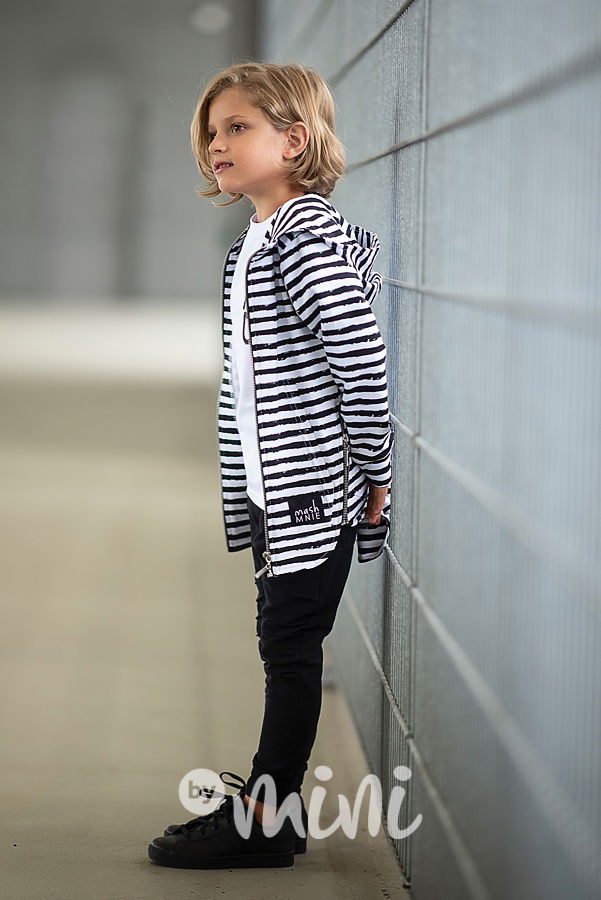 *Premium* mikina se zipy pruhy