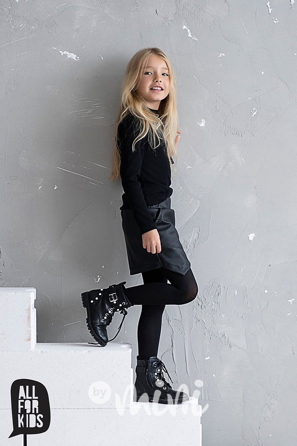 Sukňokraťasy leather look