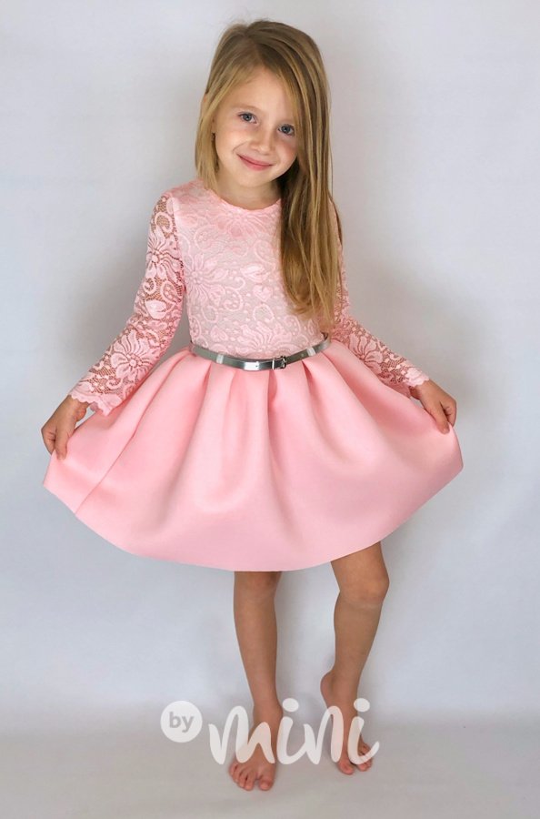 Luxury Pink dress - luxusní růžové dívčí šaty