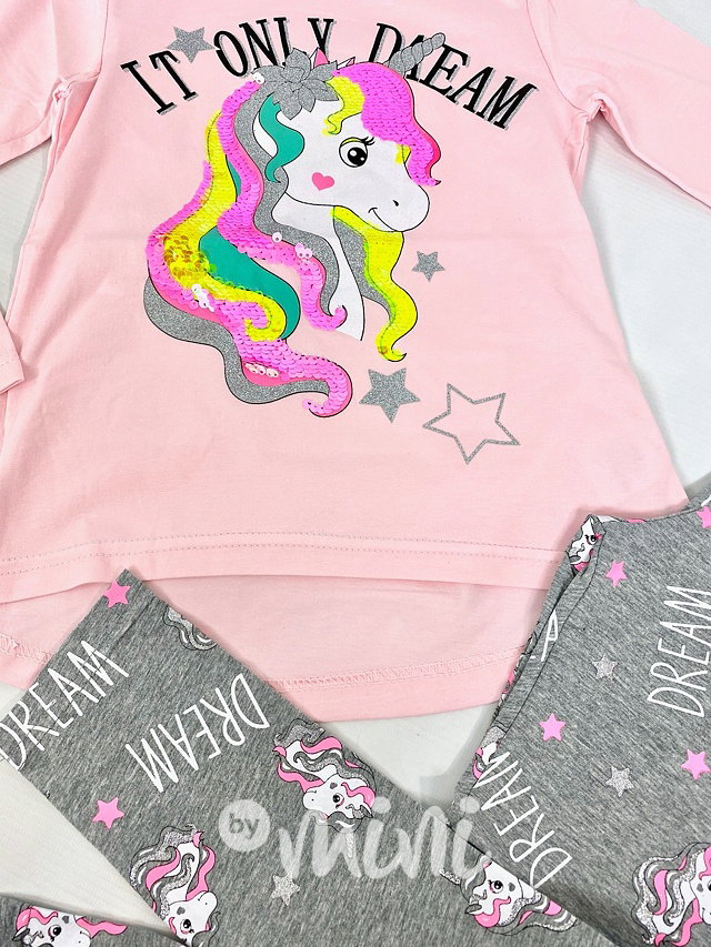 Pony neon souprava - pink