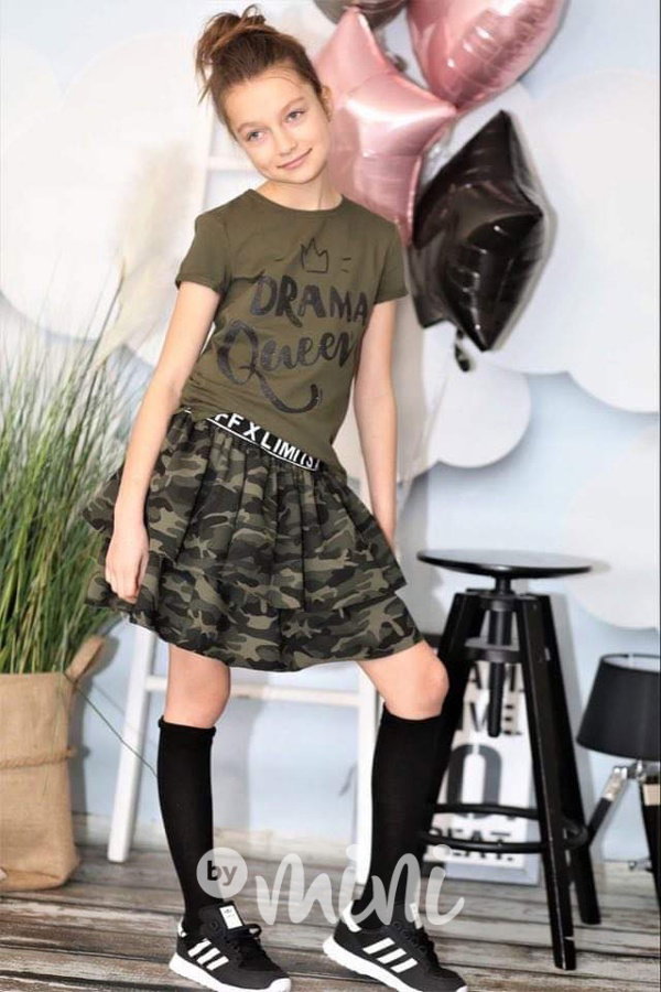 Drama Queen triko khaki
