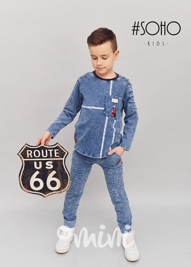 Alá denim komplet