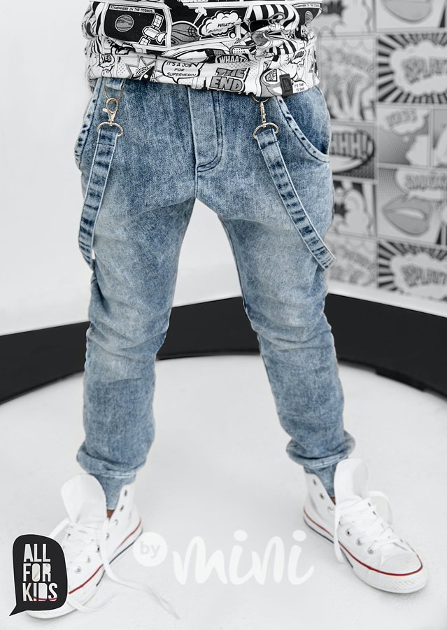 Cotton jeans blue - kšandy