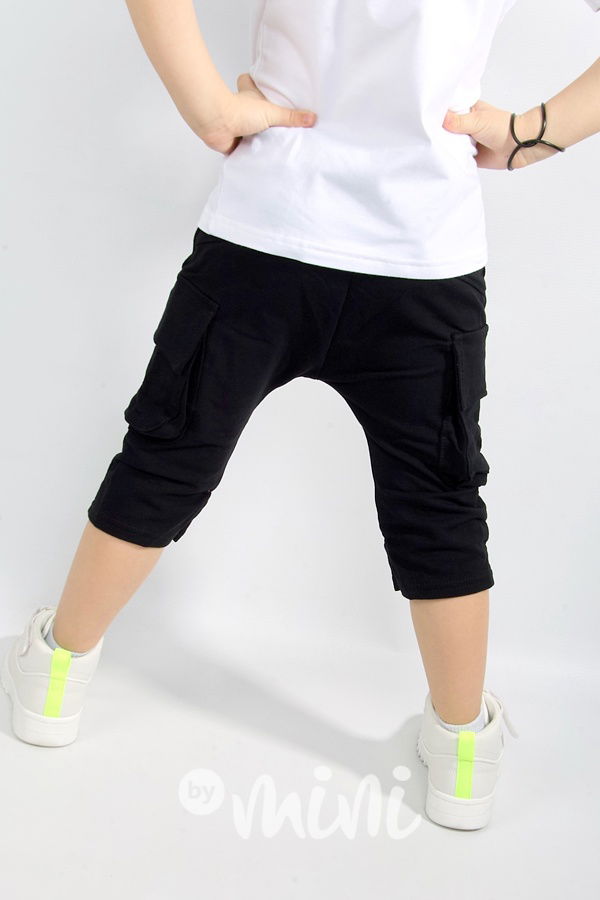 Černé shorts baggy kapsáče