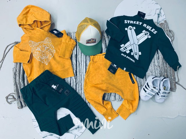 Despacito baggy acid wash yellow