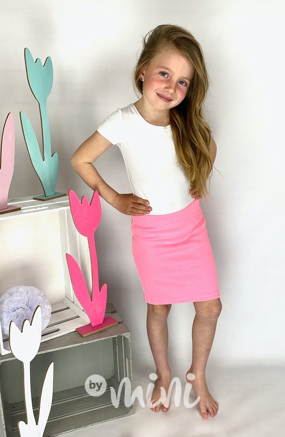 Dětská Neon pink sporty sukně