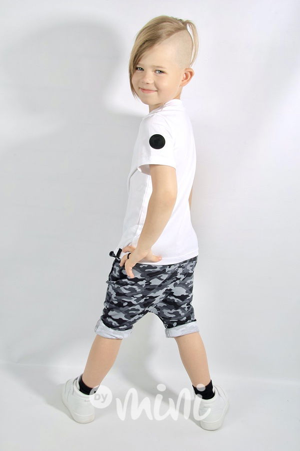 Ultra low baggy kraťasy - grey army