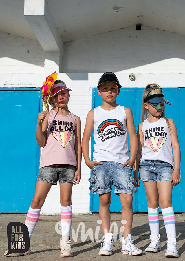 Shine tank top - růžový