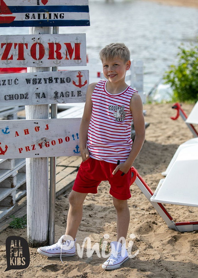 Coolest letní set - červený