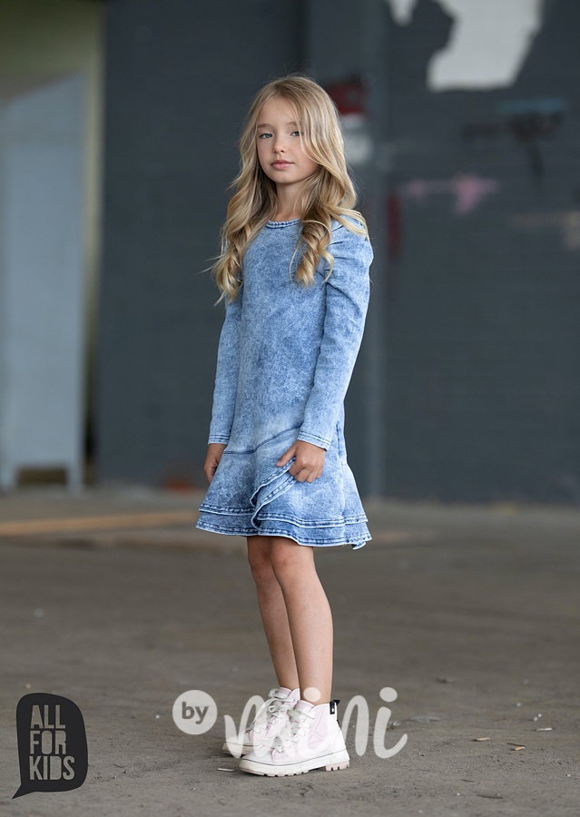 Inspired denim blue šaty *by AFK*