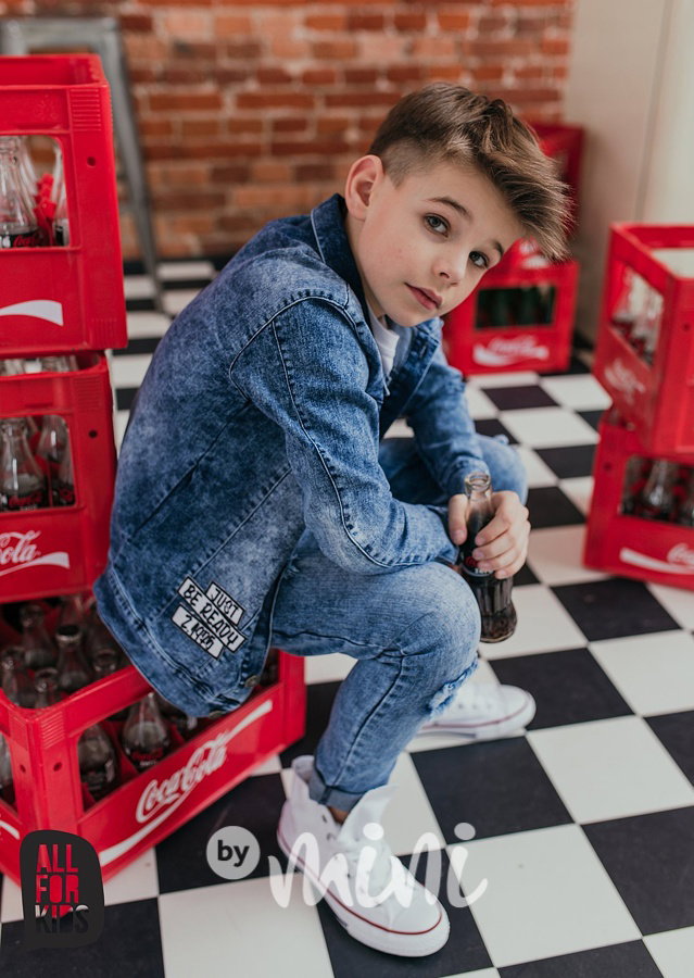 Modré ripped jeansy - All for kids