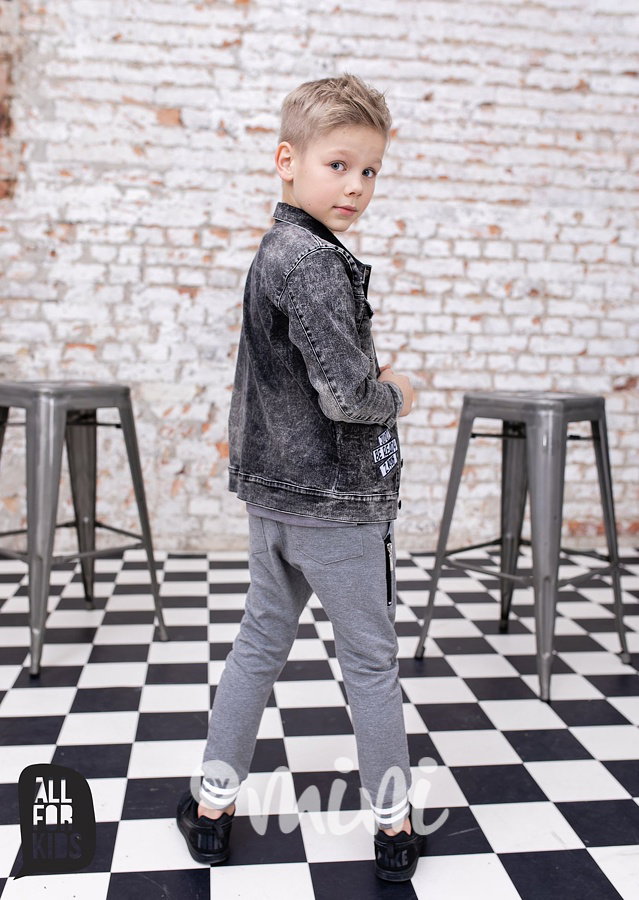 Jeans bunda černá - All for kids