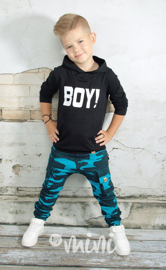 Tyrkys army baggy kapsáče zip
