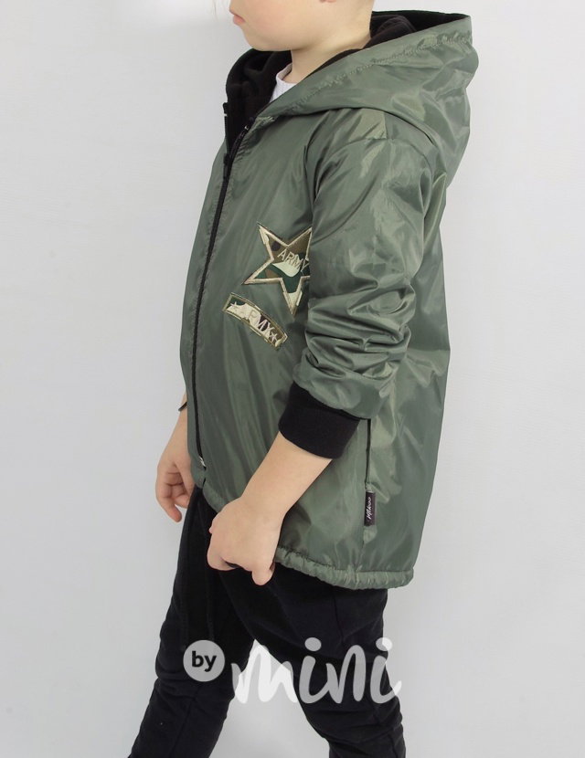 Khaki fleece bunda