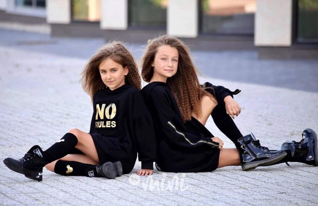 NO RULES hoodie dress