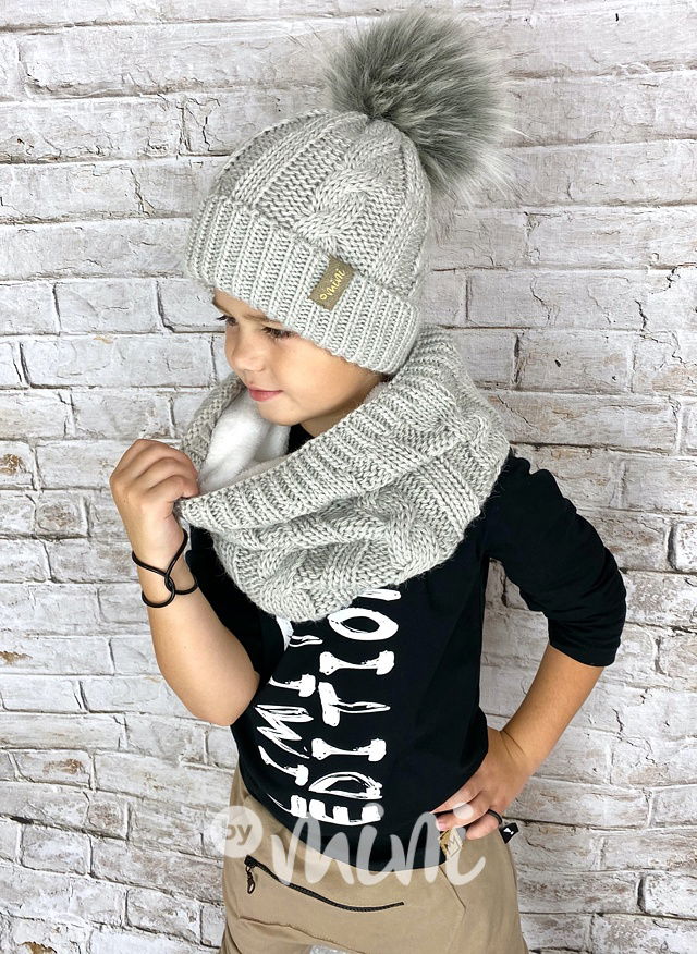 SUPER TERMO kulich + maxi nákrčník Grey Breeze