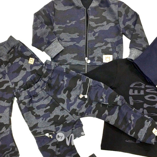 NEW baggy kapsáče grey/blue army