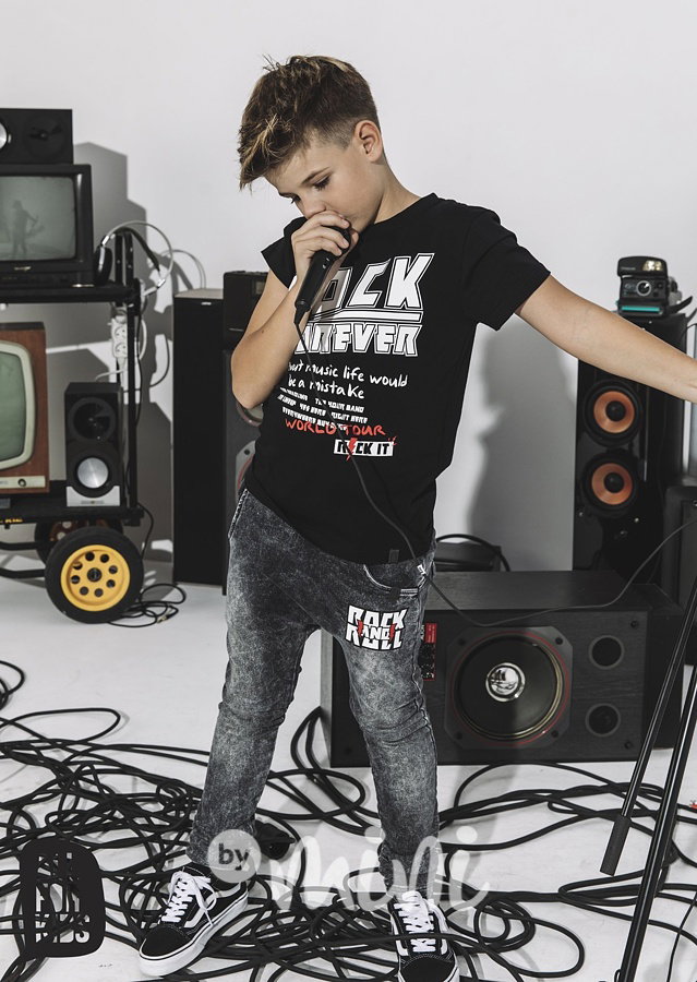 ROCK triko černé *by AFK*