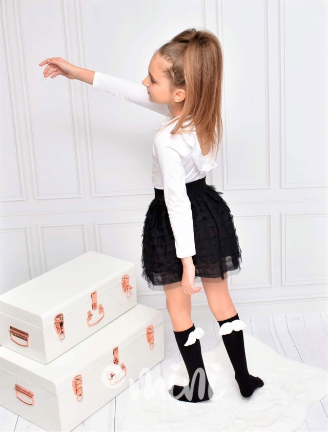 Černé podkolenky WINGS