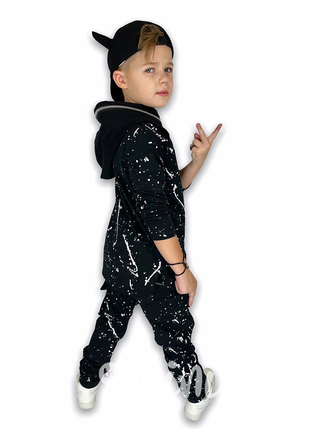 Dirty chlapecké baggy kapsáče zip - black