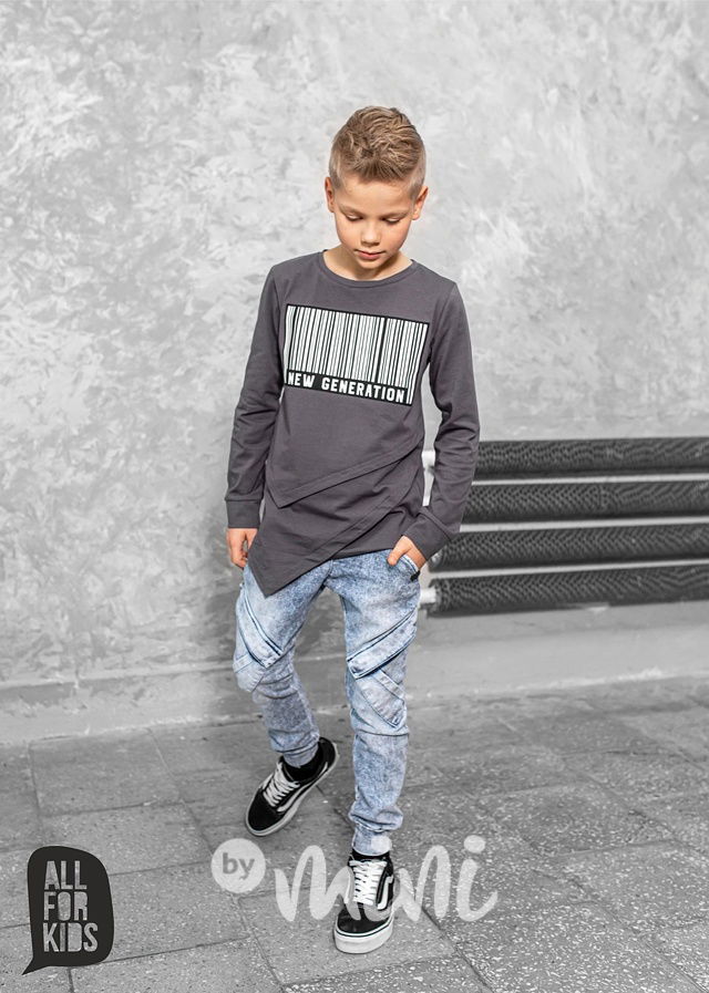 Ice blue denim cotton kalhoty *AFK*