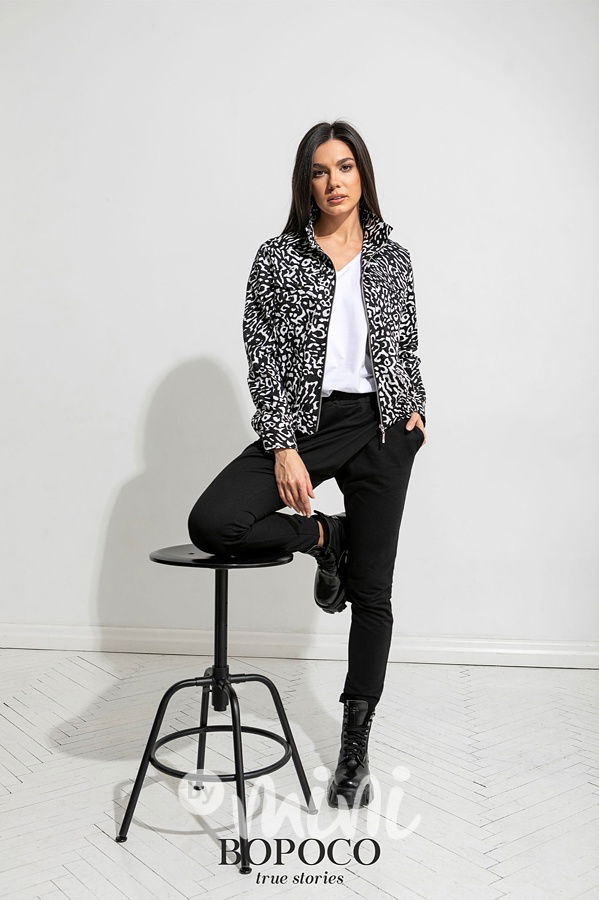 Jarní bunda splash white #MiniMe