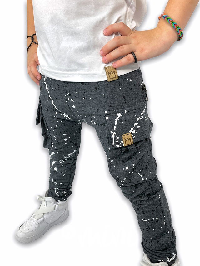 Dirty chlapecké baggy kapsáče zip - dark grey