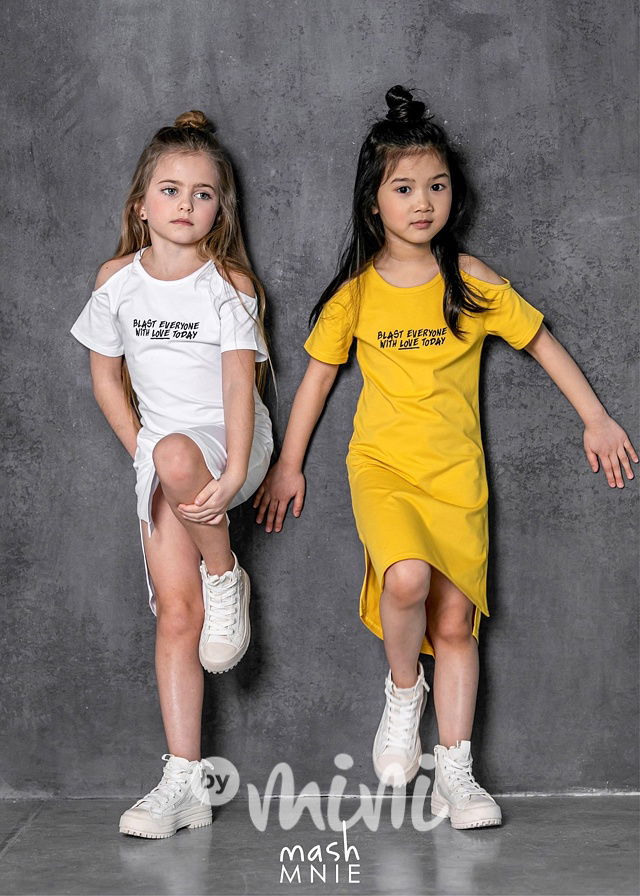 LOVE šaty yellow *MashMnie*