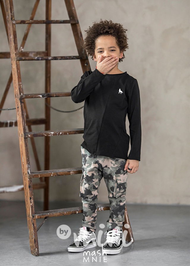 Longsleeve triko born real černé *MashMnie*