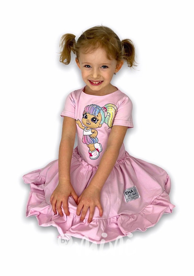 Doll - extra točivé dívčí šaty pink