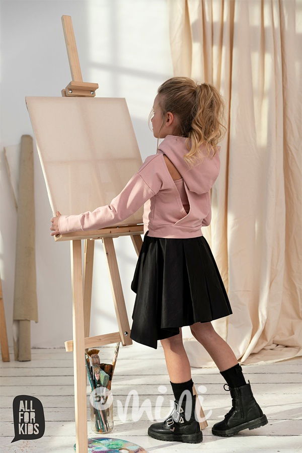 Maxi volume sukně s páskem černá *AFK*