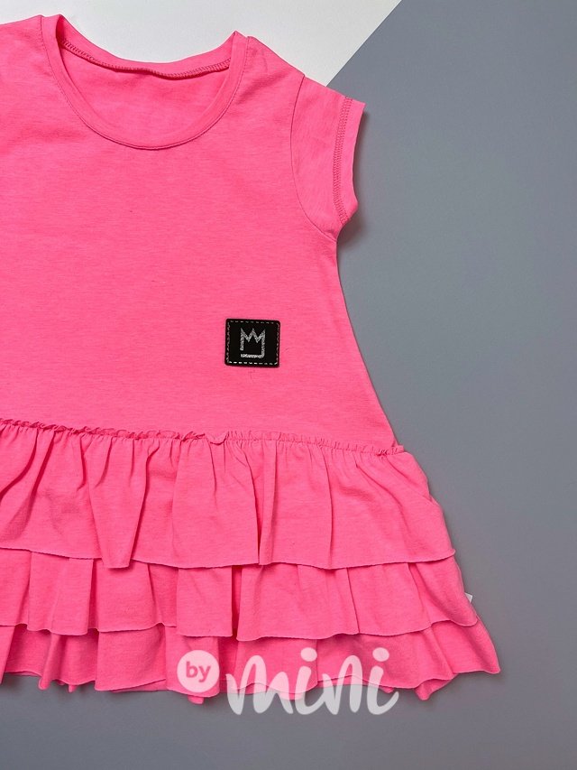 Neon pink dress šaty *TOP*