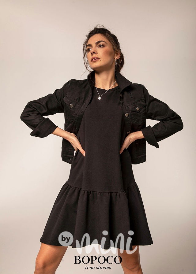 Černé letní šaty BESTSELLER