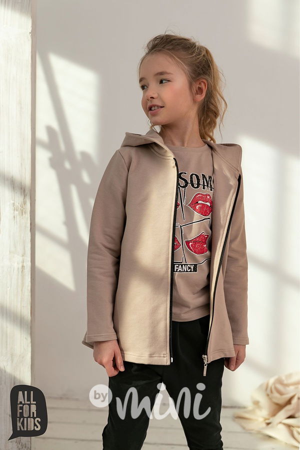 Dívčí Triko béžové Awesome 