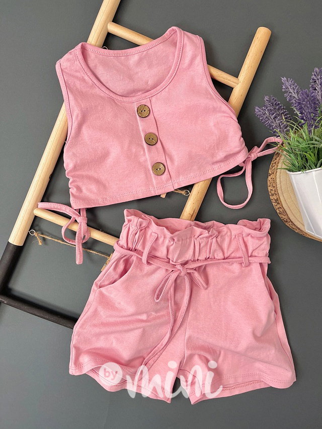Letní beach komplet - pink
