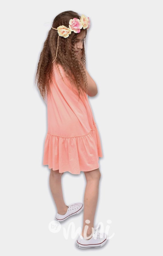 Neon oranž oversize šaty *TOP*