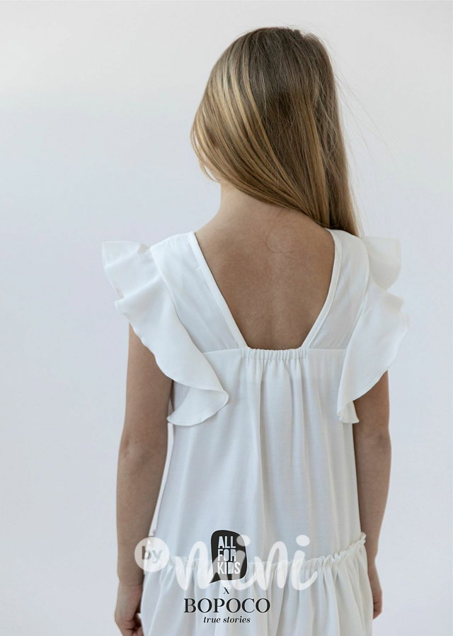 Summer holiday šaty white