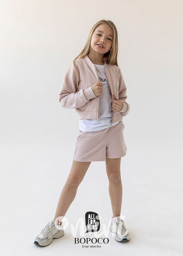 Růžové loungewear kraťasy