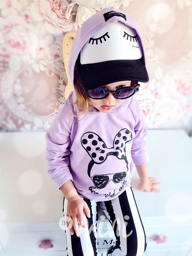 Beautiful GIRL hoodie mikina lila