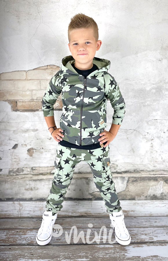 ARMY stars baggy kapsáče zip