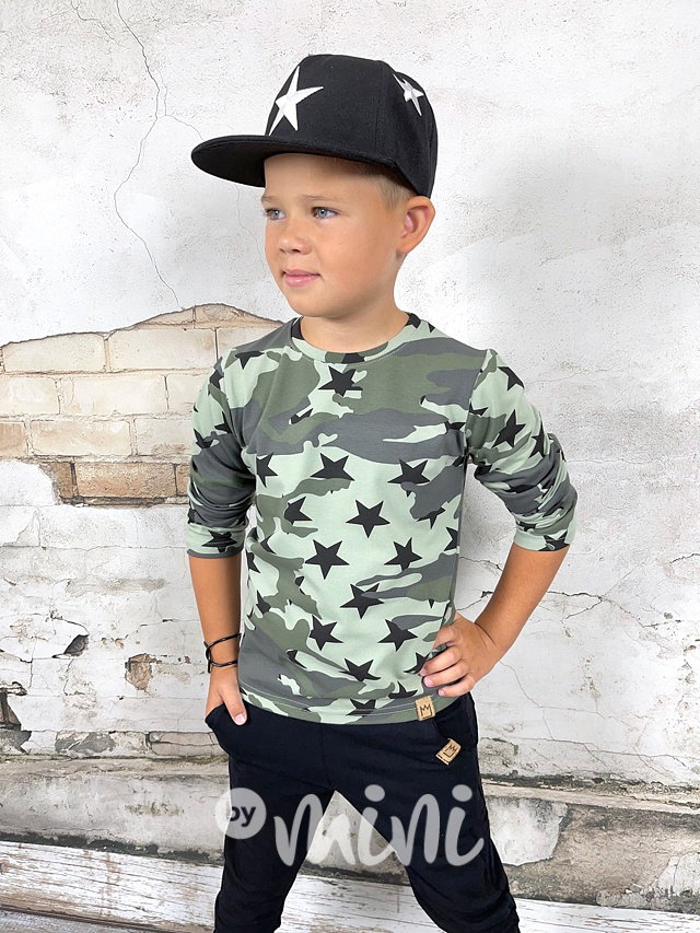 ARMY star longsleeve triko