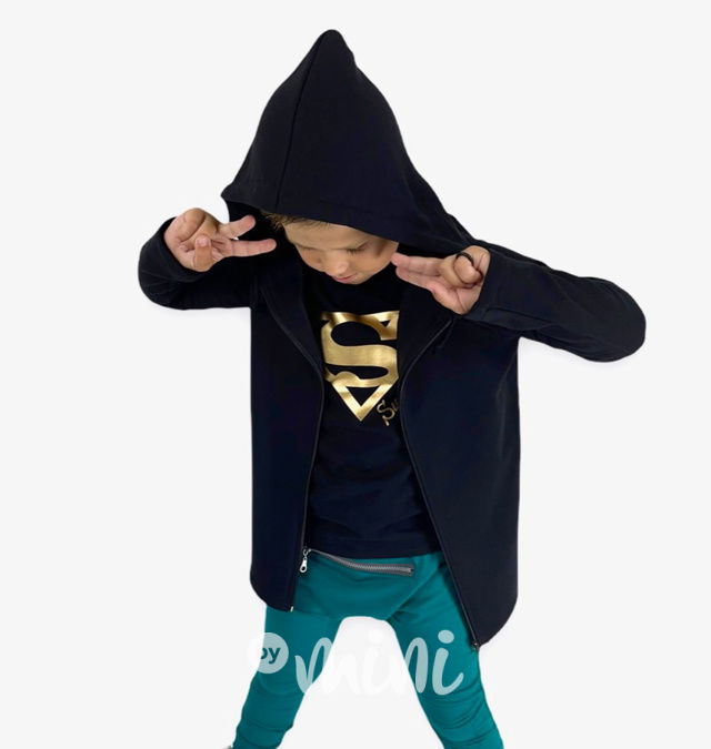 LIMITED EDITION long mikina - černá