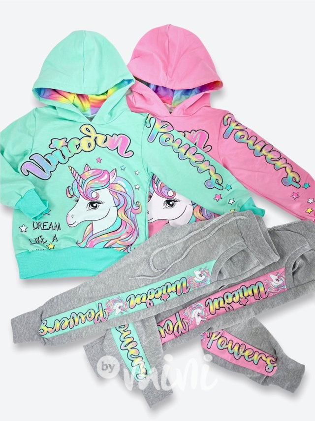 UNICORN mint tepláková souprava