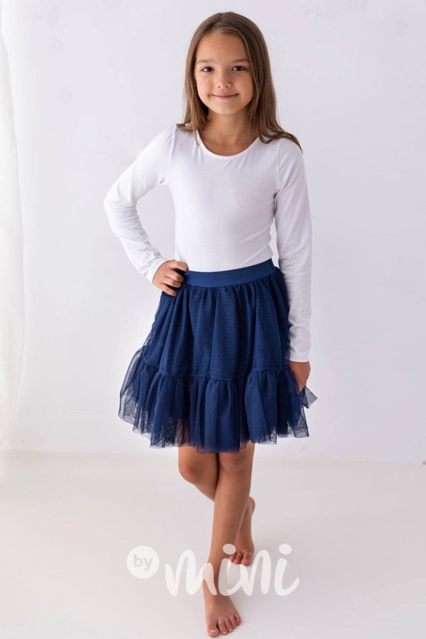 Royal blue maxi tutu sukně Lily Grey