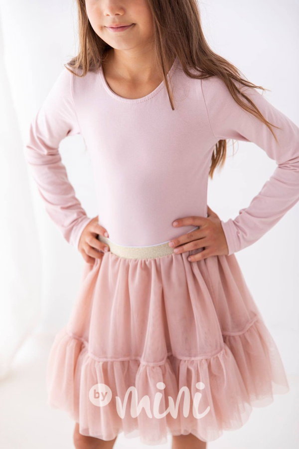 Pudder & Gold maxi tutu sukně Lily Grey