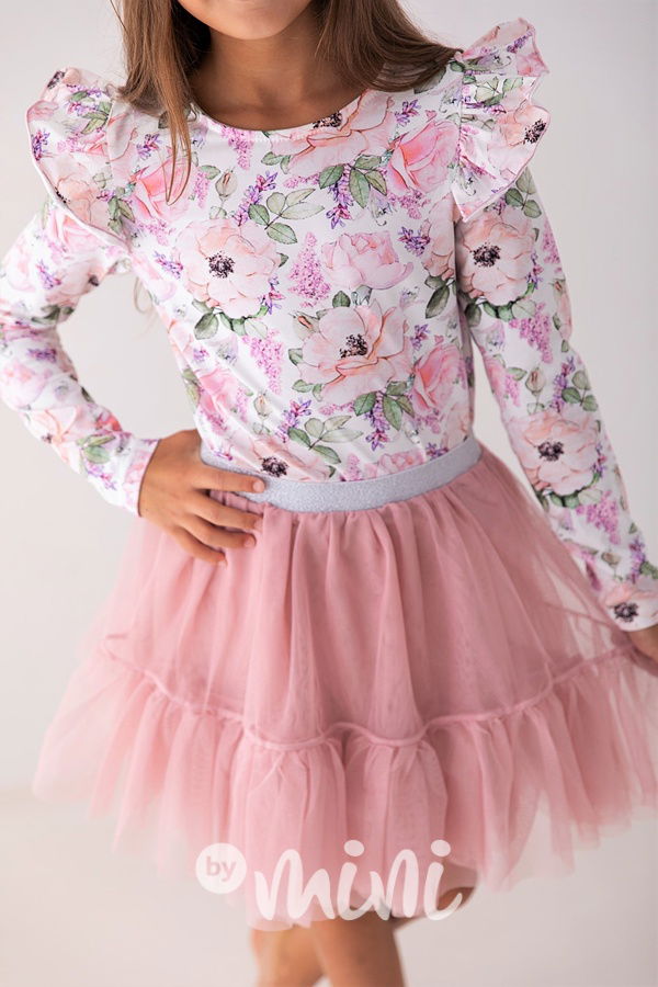 Pudder & Silver maxi tutu sukně Lily Grey