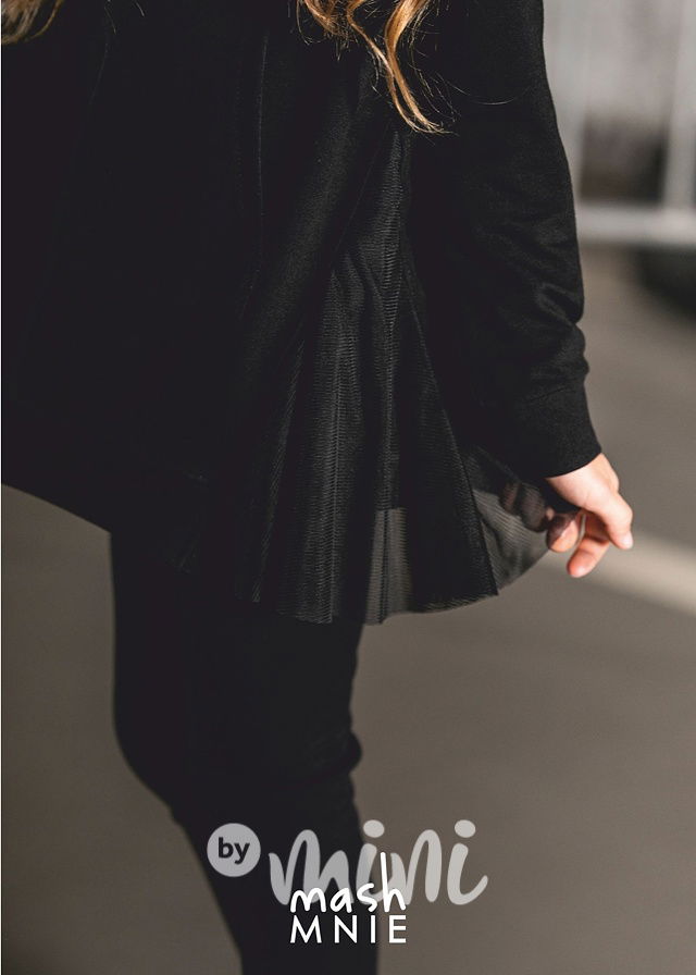 Hoodie s tylem black *MashMnie*