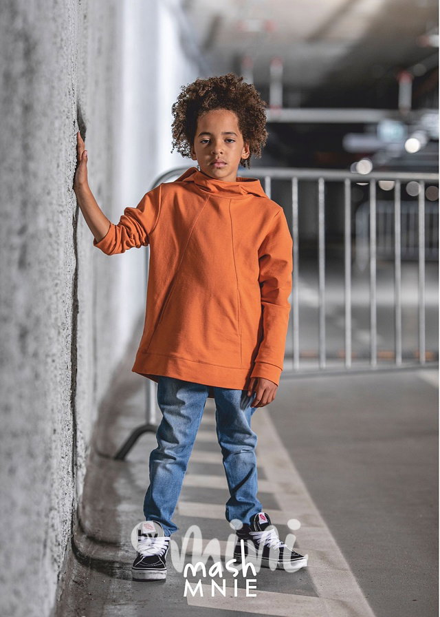 BRUSH hoodie mikina orange *MashMnie*
