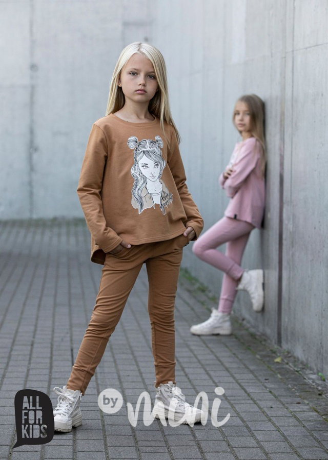 GIRLIE jogger kalhoty honey